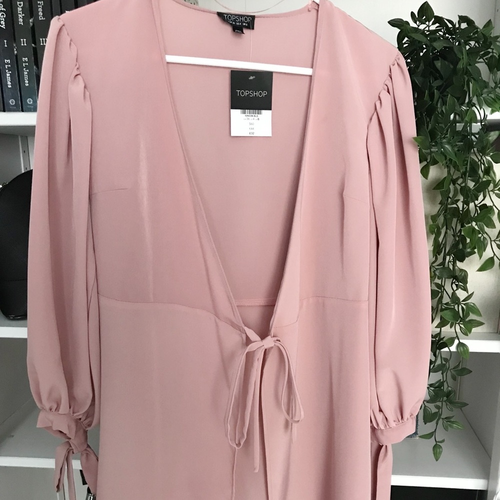 TOPSHOP Blushed pink cardigan/coat